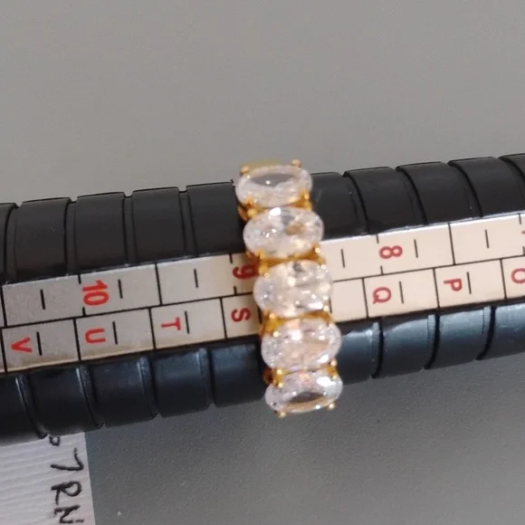 Genuine White Topaz Ring - Picture 8 of 9